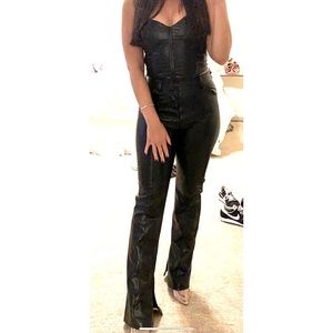 Faux Leather High-Waisted Pants from Zara